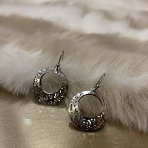 Elegant Silver Hoop Earrings